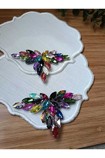 ZEYNEP ELA KAHVE YANI TAŞLI SUNUM PEÇETE 2 ADET