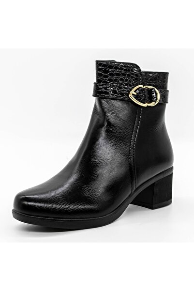 FASHION Γυναικεία Μπότες Αστραγάλου A1022 Μαύρα