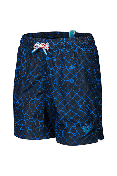 ARENA Water Prints Beach Çocuk Mavi Deniz Şortu 007186711