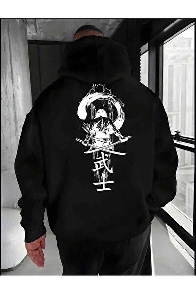 ORVIO Group هوديي ساموراي مطبوع ذو الطابع الشرقي البعيد