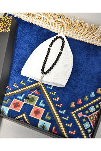 Bilenler Σετ δώρου για άνδρες με χαλί προσευχής, χάντρες προσευχής και καπάκι...