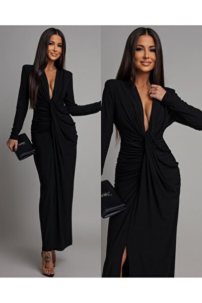 ADAMODA.RO Elegant lycra dress with braided cord accessory