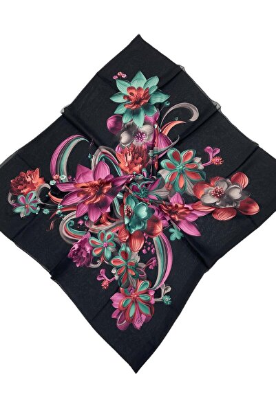 NİSA İPEK Desenli Oyalık Yazma 100 cm.