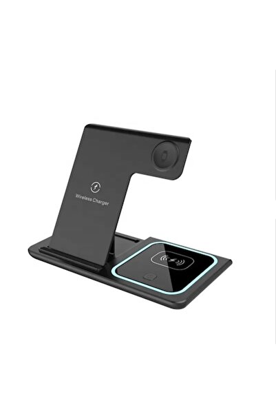 MAX CONNECT Wireless Charger 3-in-1 Fast Charger 15W, Compatible with Smartwatch, AirPods, Smartphone