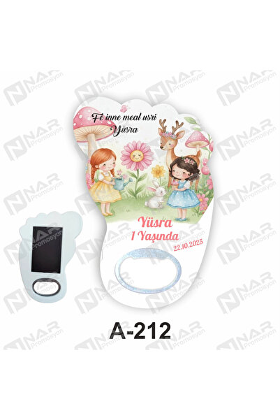 Nar Promosyon 30 Adet Mıknatıslı Ayak Açacak Magnet - Yanında Ambalaj Hediyel...