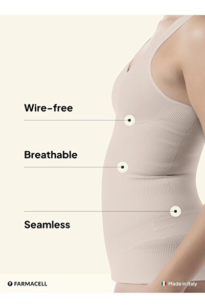 farmacell 607 Women's Shaping Control Camisole - Nude