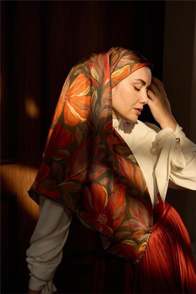 Silk Home Μεταξωτό μαντήλι από μετάξι 11493-14