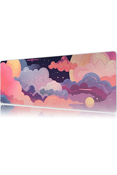 urzuva Dreamscape Sky 70X30 3MM Kalınlık Premium Gaming oyuncu mousepad, Anti...