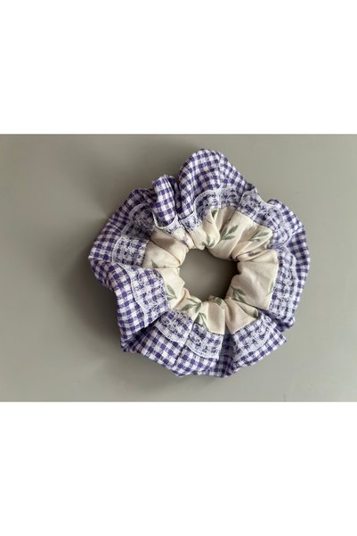 OIA Atelier Lavender Pötikare Scrunchie Rubber Hair Tie