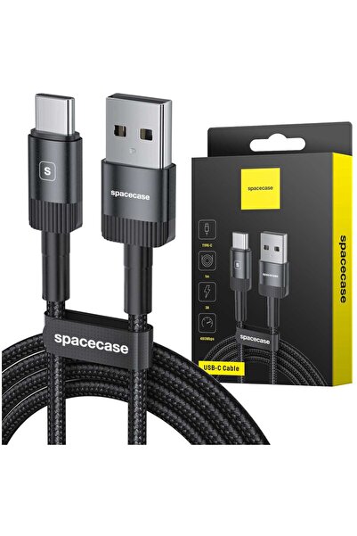 Other Cablu USB-C Spacecase 1M 3A negru