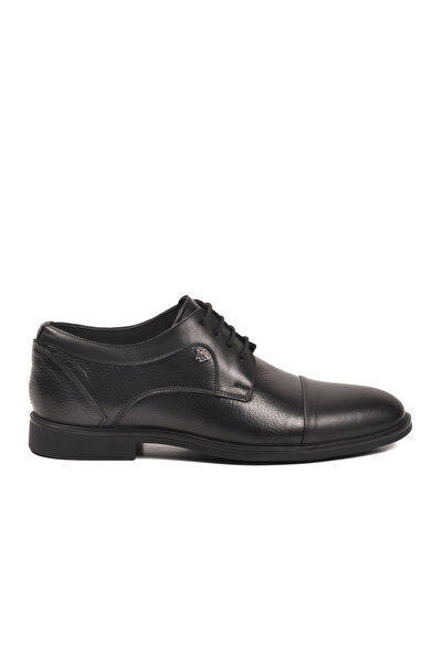WALKWAY Black Genuine Leather Men's Classic Shoes 2499 m