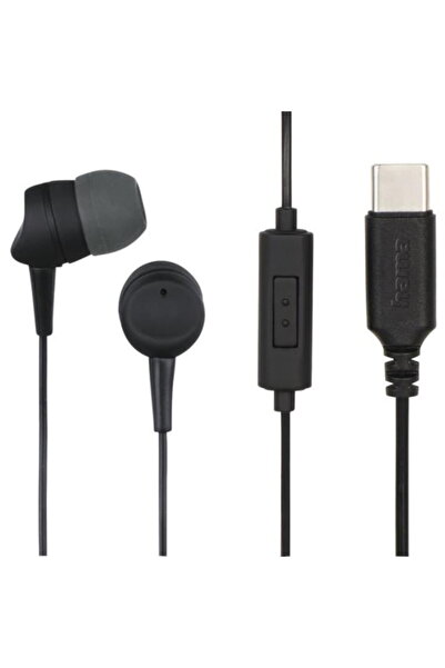 Hama Sea In-Ear Cable Kink Protection USB-C Black