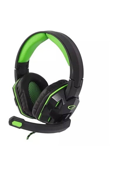 ESPERANZA VENOM EGH380, Wired On Ear Gaming Headset, Black / Green