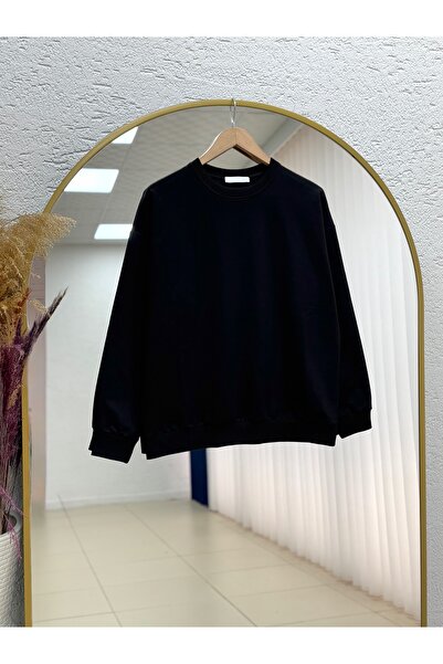 MİHRA STORE Aleah Two-Strand Casual Sweat-Zi̇3089 Black