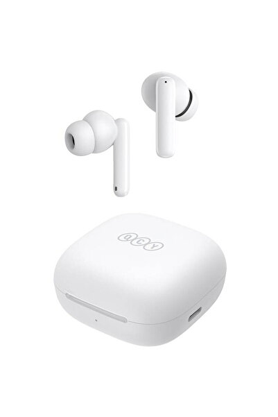 QCY Casti in-ear Wireless, TWS, T13, ANC, 8h, Alb