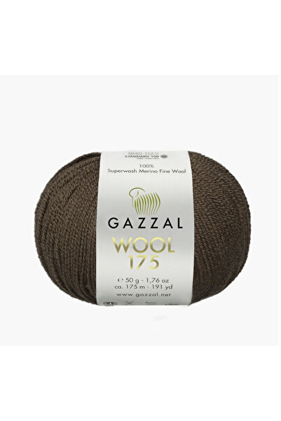 Gazzal Wool 175 %100 Superwash Merinos Yünü – Örgü İpliği, 50g / 175m-310-1 ADET