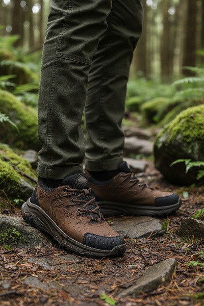 Scooter Brown Nubuck Nubuck Waterproof Men's Outdoor Shoes M2040 m