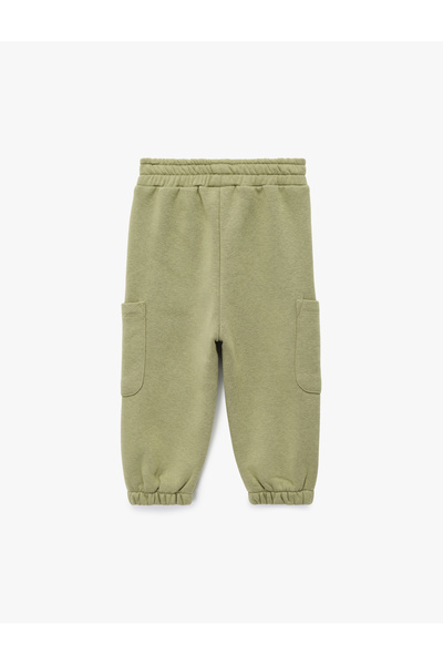 Koton Basic Jogger Sweatpants with Raised Waist and Elastic Waistband