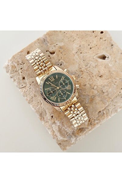Vesce Atelier Stor Gold Green Watch