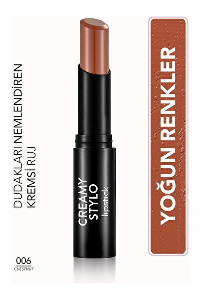 Flormar Creamy Stylo Yarı Parlak Bitişli Kremsi Ruj