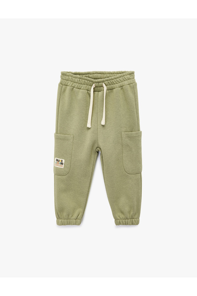 Koton Basic Jogger Sweatpants with Raised Waist and Elastic Waistband