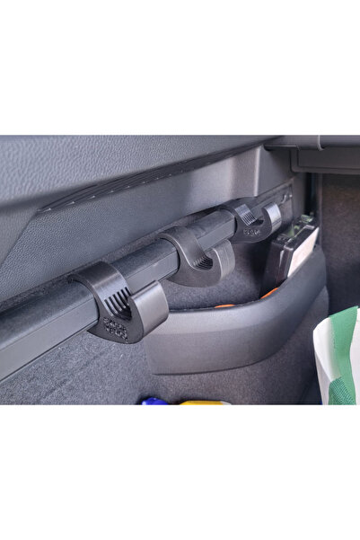 Devotech Skoda Karoq/Yeti/Kodiaq Compatible Luggage Organizer Strap Attachment – Set of 3