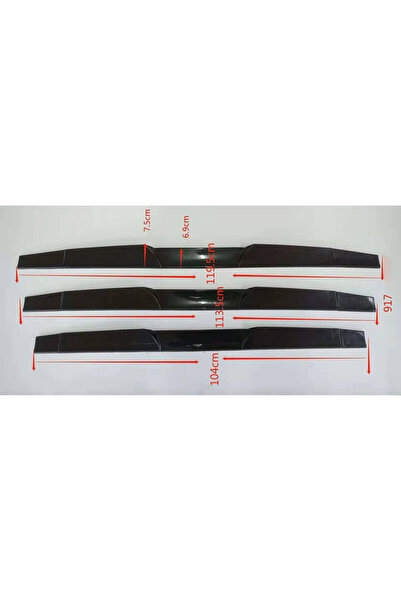 ART Universal glossy black trunk / tailgate spoiler COD