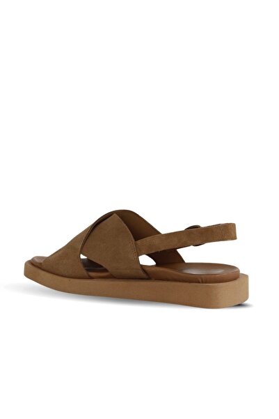Bueno Shoes Taba Alf Suede Women's Flat Sandals 01Wa5404