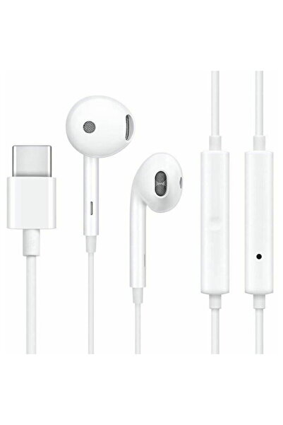 OPPO Type-C Audio Headphones with Microphone - (MH147) - White (Bulk Packing)