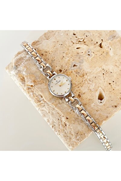 Vesce Atelier Soilleir Gold Silver Watch White
