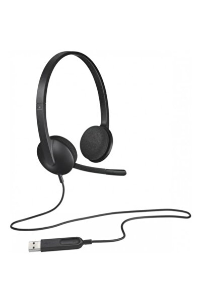 logitech H340 Headset with microphone, black