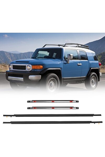 Generic ACLONG Door Window Moulding Trim Front Rear Seal Weatherstrip for Toyota FJ Cruiser 2007-2014