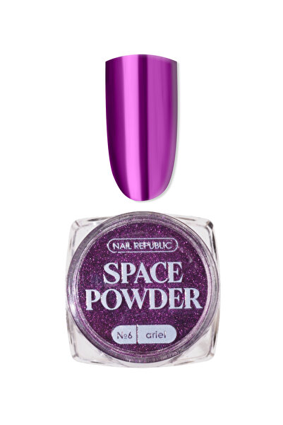 Nail Republic Tırnak Tozu Space Powder Mor No:06 Ariel 0,2 gr – Nail Art Işıl...