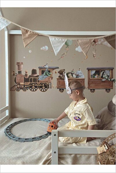 Piksel Grafik Set de autocolante decorative cu animale drăguțe pentru trenul ...