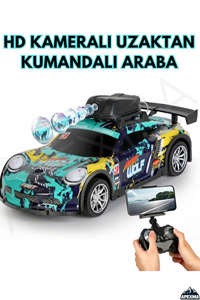 Apexma Oyuncak Uzaktan Kumandalı HD Fotoğraf ve Video Çekebilen Şarjlı LED Iş...