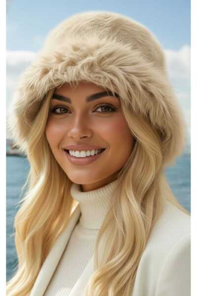 Mood Agenda قبعة دلو قطيفة للسيدات