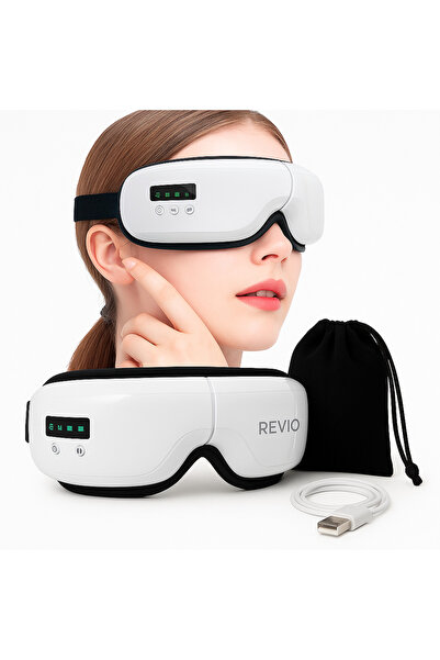 REVIO TECH Smart eye massager – warm compression, relaxation, vibrations