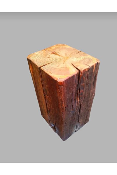 Picco Wood Doğal kütük sehpa,yan sehpa