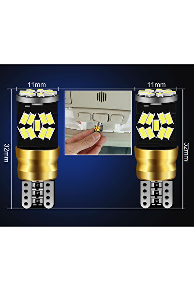 Other LED PARKING BULBS W5W T10 CANBUS 360° STRONG