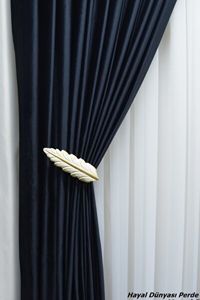 Hayal Dünyası Özel Tasarım Yaprak Modeli Perde Kol Bağı
