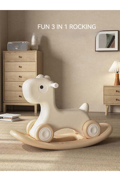 OEM 3 in 1 rocking horse for children – Rocking horse, Horse on wheels and Balance board