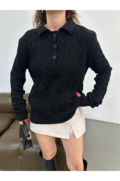 Flarsky TRİKO ÖRGÜ DESEN KAZAK