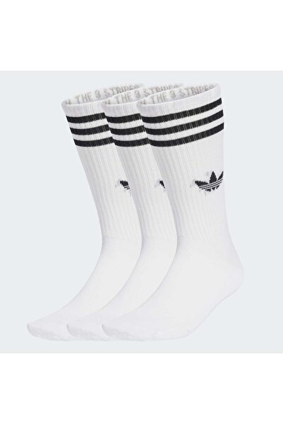 adidas 3 Bantlı Yüksek Bilekli Çorap - 3 Çift