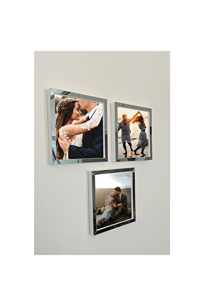 LİFE GLOBAL Silver Ipox Frame Set 3 Pieces 20X20 Pvc Li