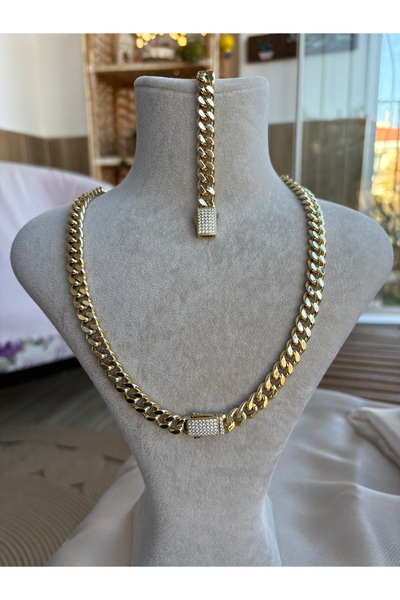 Betymery Aksesuar Xuping Kadın Kuyumcu Model 14K Gurmet Set-şık modern tasarım hediye seçeneği