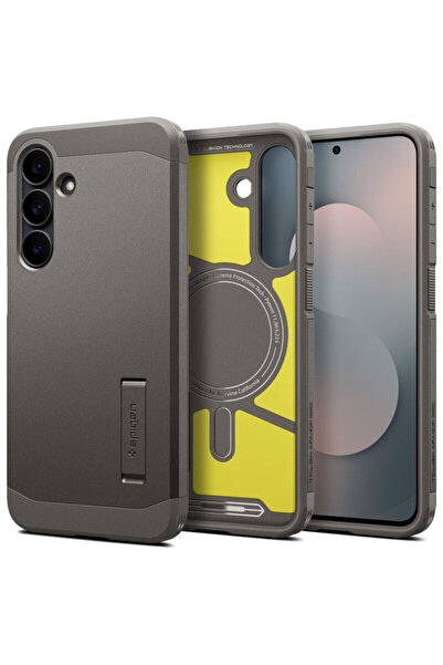 Spigen Tough Armor MagSafe Case for Samsung Galaxy S25 FE, Gray