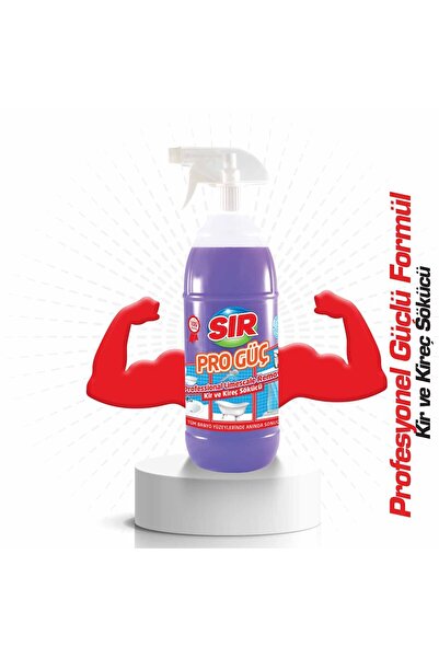 Sır Pro Güç Kir Kireç Sökücü 1000 ml + Yağ Kir Leke Sökücü 1000 ml