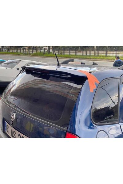otoset Opel Corsa B Işıklı Spoiler (BOYASIZ - ASTARLI) (FİBER)