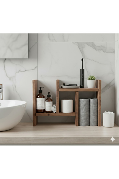 VEO STORE منظم ومساعد تنظيم للحمام والمطبخ