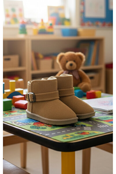 GEZER Boys' Nursery School House Slippers with Buckle. Boys' Slippers with Buckle